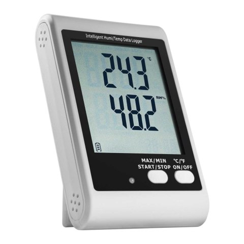 TERMOHIGROMETR REJESTRATOR TEMPERATURY I WILGOTNOŚCI ZAKRES 0 - 100% -35 - 70C USB TERMOHIGROMETR REJESTRATOR TEMPERATURY I WILGOTNOŚCI ZAKRES 0 - 100% -35 - 70C USB