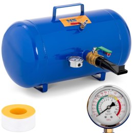 INFLATOR ZBIORNIK CIŚNIENIOWY DO POMPOWANIA KÓŁ OPON Z MANOMETREM 6-8 BAR 38.5 L