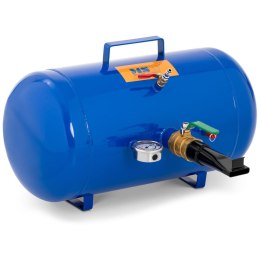 INFLATOR ZBIORNIK CIŚNIENIOWY DO POMPOWANIA KÓŁ OPON Z MANOMETREM 6-8 BAR 38.5 L