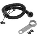 JACUZZI OGRODOWE DMUCHANE Z MASAŻEM 4 OSOBOWE 42C 600 L CZARNO-BIAŁE