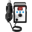 STACJA LUTOWNICZA CYFROWA Z KOLBĄ NA GORĄCE POWIETRZE SMD LED 100-500C 700 W