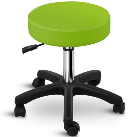 TABORET STOŁEK HOKER KOSMETYCZNY OBROTOWY NA KÓŁKACH PHYSA AVERSA ZIELONY TABORET STOŁEK HOKER KOSMETYCZNY OBROTOWY NA KÓŁKACH PHYSA AVERSA ZIELONY