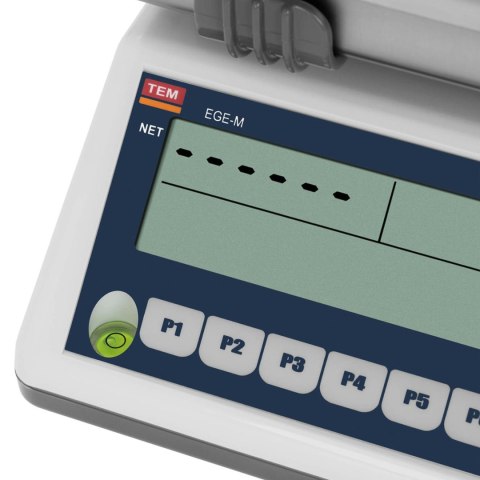 WAGA SKLEPOWA HANDLOWA INTERFEJS RS232 PLU 15 KG / 5 G LCD M LEGALIZACJA WAGA SKLEPOWA HANDLOWA INTERFEJS RS232 PLU 15 KG / 5 G LCD M LEGALIZACJA