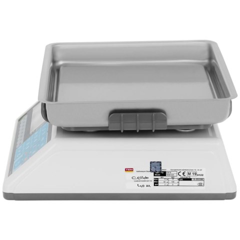 WAGA SKLEPOWA HANDLOWA INTERFEJS RS232 PLU 15 KG / 5 G LCD M LEGALIZACJA WAGA SKLEPOWA HANDLOWA INTERFEJS RS232 PLU 15 KG / 5 G LCD M LEGALIZACJA