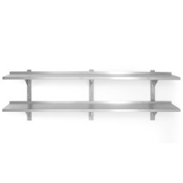 PÓŁKA WISZĄCA PRZESTAWNA PODWÓJNA 140CM - HENDI 811740