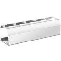STOJAK EKSPOZYTOR NA BUTELKI DYSPENSERY DO SOSÓW STAL NIERDZEWNA 5X ŚR. 73 MM