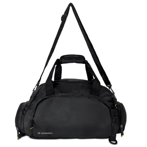 TORBA SPORTOWA PODRÓŻNA PLECAK BAGAŻ PODRĘCZNY 40X20X25CM CZARNY TORBA SPORTOWA PODRÓŻNA PLECAK BAGAŻ PODRĘCZNY 40X20X25CM CZARNY