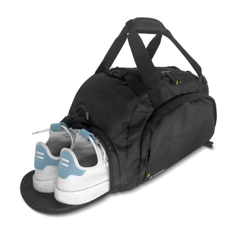 TORBA SPORTOWA PODRÓŻNA PLECAK BAGAŻ PODRĘCZNY 40X20X25CM CZARNY TORBA SPORTOWA PODRÓŻNA PLECAK BAGAŻ PODRĘCZNY 40X20X25CM CZARNY