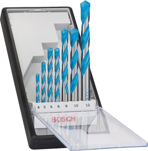 ZESTAW WIERTEŁ MULTICONSTRUCTION 4,5,6,6,8,10,12MM 7SZT. ZESTAW WIERTEŁ MULTICONSTRUCTION 4,5,6,6,8,10,12MM 7SZT.