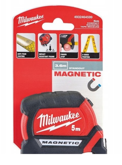 TAŚMA MIERNICZA PREMIUM 5 M MAGNETIC TAŚMA MIERNICZA PREMIUM 5 M MAGNETIC