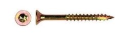 WKRĘT DO DREWNA OCYNK ŻÓŁTY NA TORX 6.0*120MM T30