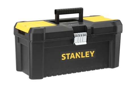 SKRZYNKA NARZĘDZIOWA ESSENTIAL 16'' ZATRZASKI METALOWE