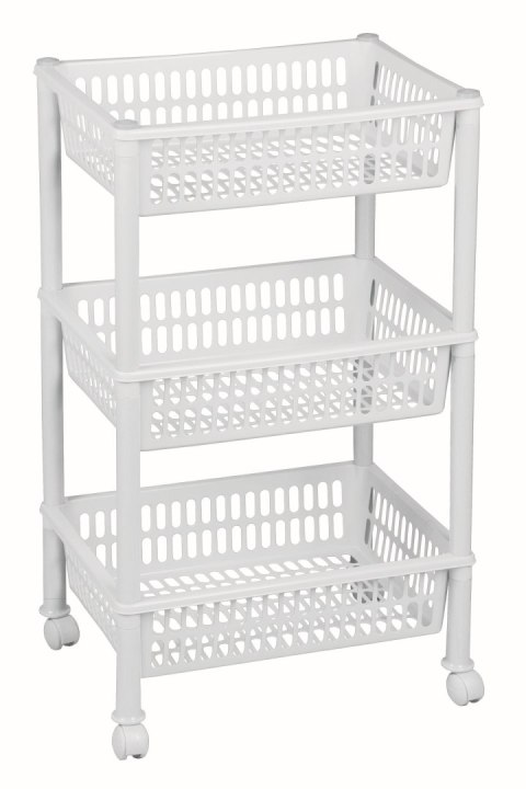 REGAŁ, STOJAK TROLLEY JUMBO ECO, BIAŁY REGAŁ, STOJAK TROLLEY JUMBO ECO, BIAŁY