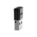 MINI ADAPTER BLUETOOTH 5.0 USB ODBIORNIK NADAJNIK DO KOMPUTERA CZARNY