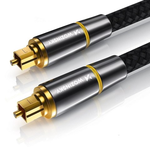 OPTYCZNY KABEL PRZEWÓD AUDIO CYFROWY ŚWIATŁOWÓD TOSLINK SPDIF 2M CZARNY OPTYCZNY KABEL PRZEWÓD AUDIO CYFROWY ŚWIATŁOWÓD TOSLINK SPDIF 2M CZARNY
