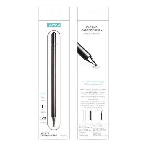 PASYWNY POJEMNOŚCIOWY STYLUS RYSIK DO SMARTFONA TABLETU EXCELLENT SERIES JR-BP560S CZARNY PASYWNY POJEMNOŚCIOWY STYLUS RYSIK DO SMARTFONA TABLETU EXCELLENT SERIES JR-BP560S CZARNY