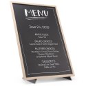 TABLICA INFORMACYJNA REKLAMOWA MENU Z PODSTAWĄ PODPÓRKĄ 40X60 CM - HENDI 664131