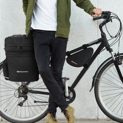 TORBA ROWEROWA NA RAMĘ ROWERU 1.5 L CZARNY TORBA ROWEROWA NA RAMĘ ROWERU 1.5 L CZARNY
