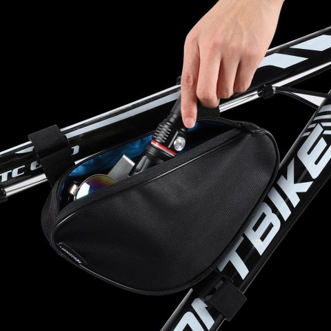 TORBA ROWEROWA NA RAMĘ ROWERU 1.5 L CZARNY TORBA ROWEROWA NA RAMĘ ROWERU 1.5 L CZARNY