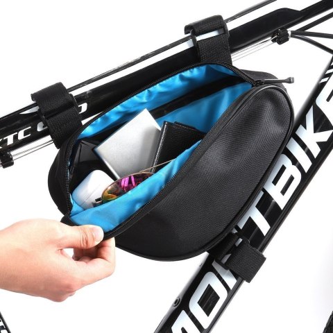 TORBA ROWEROWA NA RAMĘ ROWERU 1.5 L CZARNY TORBA ROWEROWA NA RAMĘ ROWERU 1.5 L CZARNY