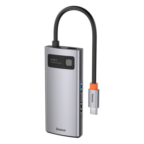 4W1 WIELOFUNKCYJNY HUB METAL GLEAM USB-C DO USB-C POWER DELIVERY HDMI USB 3.2 USB 2.0 4W1 WIELOFUNKCYJNY HUB METAL GLEAM USB-C DO USB-C POWER DELIVERY HDMI USB 3.2 USB 2.0