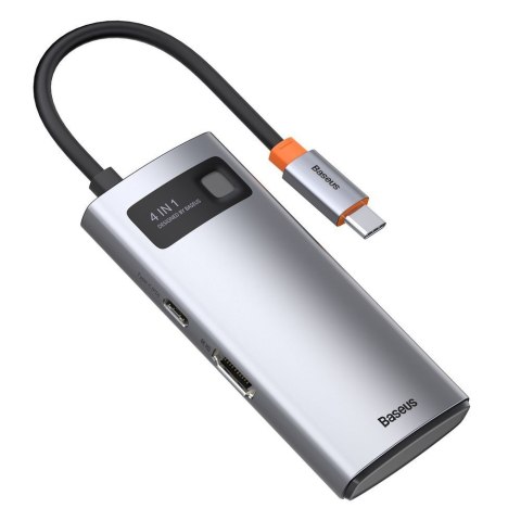 4W1 WIELOFUNKCYJNY HUB METAL GLEAM USB-C DO USB-C POWER DELIVERY HDMI USB 3.2 USB 2.0 4W1 WIELOFUNKCYJNY HUB METAL GLEAM USB-C DO USB-C POWER DELIVERY HDMI USB 3.2 USB 2.0