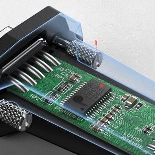 ADAPTER KONWERTER PRZEJŚCIÓWKA DB9 RS-232 NA USB - CZARNY ADAPTER KONWERTER PRZEJŚCIÓWKA DB9 RS-232 NA USB - CZARNY
