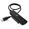 ADAPTER PRZEJŚCIÓWKA DYSKU HDD SSD 2.5'' SATA III 3.0 NA USB-C - CZARNY