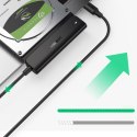ADAPTER PRZEJŚCIÓWKA DYSKU HDD SSD 2.5'' SATA III 3.0 NA USB-C - CZARNY