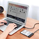 ADAPTER PRZEJŚCIÓWKA DYSKU HDD SSD 2.5'' SATA III 3.0 NA USB-C - CZARNY