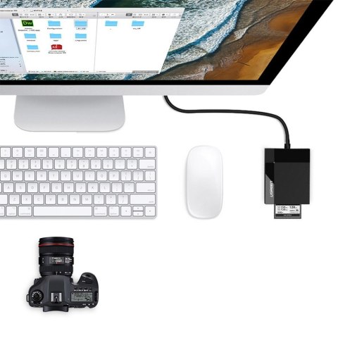 CZYTNIK KART PAMIĘCI SD / MICRO SD / CF / MS WTYCZKA USB 3.0 1M - CZARNY CZYTNIK KART PAMIĘCI SD / MICRO SD / CF / MS WTYCZKA USB 3.0 1M - CZARNY