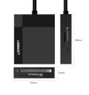 CZYTNIK KART PAMIĘCI SD / MICRO SD / CF / MS WTYCZKA USB 3.0 - CZARNY