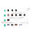 CZYTNIK KART PAMIĘCI SD / MICRO SD / CF / MS WTYCZKA USB 3.0 - CZARNY