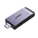 CZYTNIK KART PAMIĘCI SD / MICRO SD / CF / MS WTYCZKA USB 3.0 - SZARY