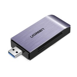 CZYTNIK KART PAMIĘCI SD / MICRO SD / CF / MS WTYCZKA USB 3.0 - SZARY