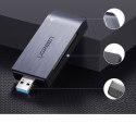 CZYTNIK KART PAMIĘCI SD / MICRO SD / CF / MS WTYCZKA USB 3.0 - SZARY