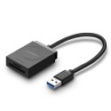 CZYTNIK KART PAMIĘCI SD / MICRO SD WTYCZKA USB 3.0 15CM - CZARNY