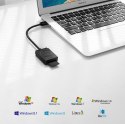 CZYTNIK KART PAMIĘCI SD / MICRO SD WTYCZKA USB 3.0 15CM - CZARNY