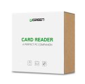 CZYTNIK KART PAMIĘCI SD / MICRO SD WTYCZKA USB 3.0 15CM - CZARNY