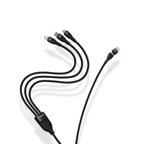 KABEL PRZEWÓD 4W1 USB+USB-C DO USB-C / IPHONE LIGHTNING / MICRO USB 1.2M - NIEBIESKI KABEL PRZEWÓD 4W1 USB+USB-C DO USB-C / IPHONE LIGHTNING / MICRO USB 1.2M - NIEBIESKI