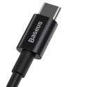 KABEL PRZEWÓD SUPERIOR USB-C - USB-C SZYBKIE ŁADOWANIE 100W 5A 2M - CZARNY