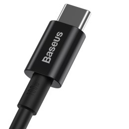KABEL PRZEWÓD SUPERIOR USB-C - USB-C SZYBKIE ŁADOWANIE 100W 5A 2M - CZARNY