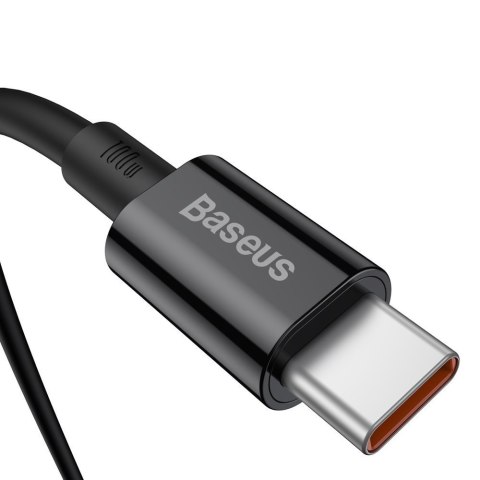 KABEL PRZEWÓD SUPERIOR USB-C - USB-C SZYBKIE ŁADOWANIE 100W 5A 2M - CZARNY KABEL PRZEWÓD SUPERIOR USB-C - USB-C SZYBKIE ŁADOWANIE 100W 5A 2M - CZARNY