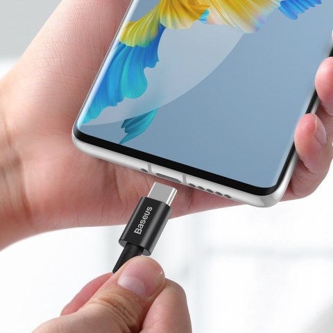 KABEL PRZEWÓD SUPERIOR USB-C - USB-C SZYBKIE ŁADOWANIE 100W 5A 2M - CZARNY KABEL PRZEWÓD SUPERIOR USB-C - USB-C SZYBKIE ŁADOWANIE 100W 5A 2M - CZARNY