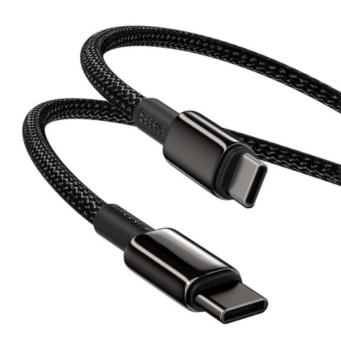 KABEL PRZEWÓD USB-C - USB-C SZYBKIE ŁADOWANIE 100W 2M - CAŁY CZARNY KABEL PRZEWÓD USB-C - USB-C SZYBKIE ŁADOWANIE 100W 2M - CAŁY CZARNY