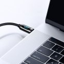 KABEL PRZEWÓD USB-C - USB-C Z WYŚWIETLACZEM MIERNIKIEM MOCY 2M - CZARNY