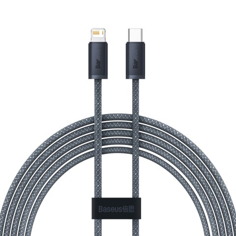 KABEL PRZEWÓD DO IPHONE USB-C - LIGHTNING POWER DELIVERY 20W 2M - SZARY KABEL PRZEWÓD DO IPHONE USB-C - LIGHTNING POWER DELIVERY 20W 2M - SZARY