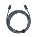 KABEL PRZEWÓD DO IPHONE USB-C - LIGHTNING POWER DELIVERY 20W 2M - SZARY