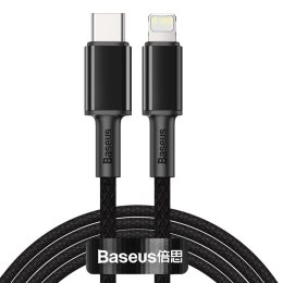 KABEL PRZEWÓD DO IPHONE USB-C - LIGHTNING SZYBKIE ŁADOWANIE 20W 2M - CZARNY