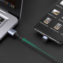 KABEL PRZEWÓD KĄTOWY USB - USB-C DLA GRACZY QC AFC FCP 1M - SZARY